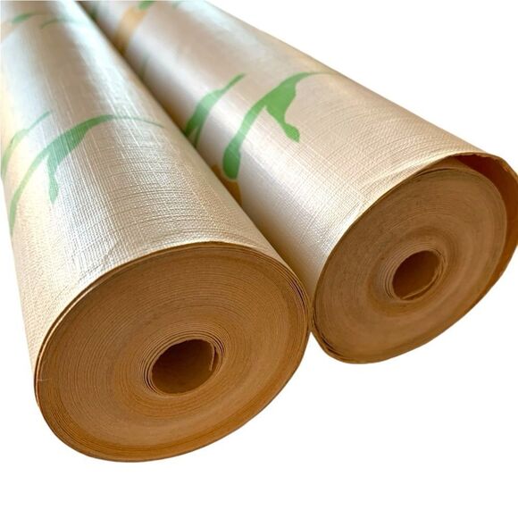 Vintage 1970’s Floral Vinyl Wallpaper Rolls - Picture 3 of 3